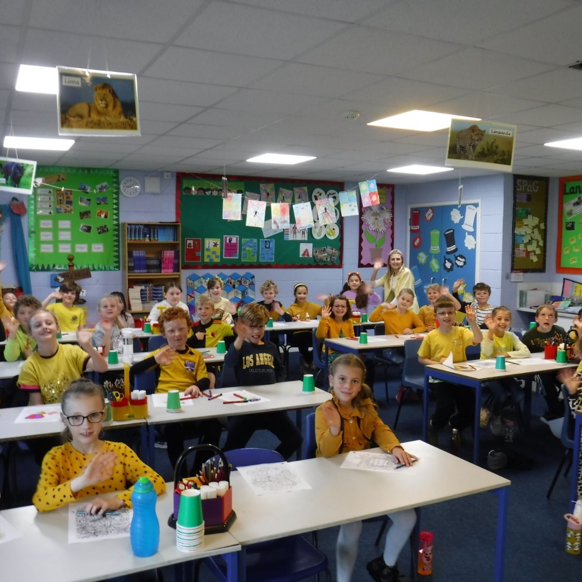 Upton Junior School Yellow for Young Minds.